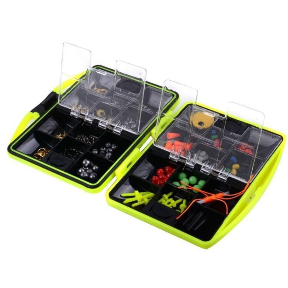 184点釣りアクセサリーキット フック シンカー ウェイト  - Fishing Hook Box のレビューと価格