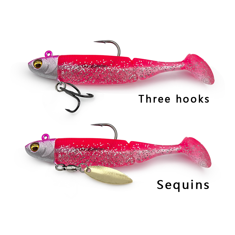 6個入り、鉛メッキ加工の釣り用ルアー。超長距離キャストが可能 - Fishing Hook Treble のレビューと価格
