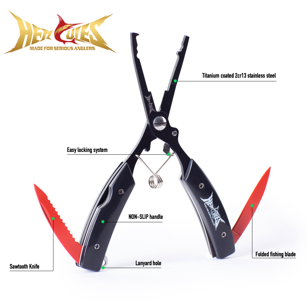HERCULES フィッシングプライヤー（シースとランヤード - Fishing Hook Remover のレビューと価格