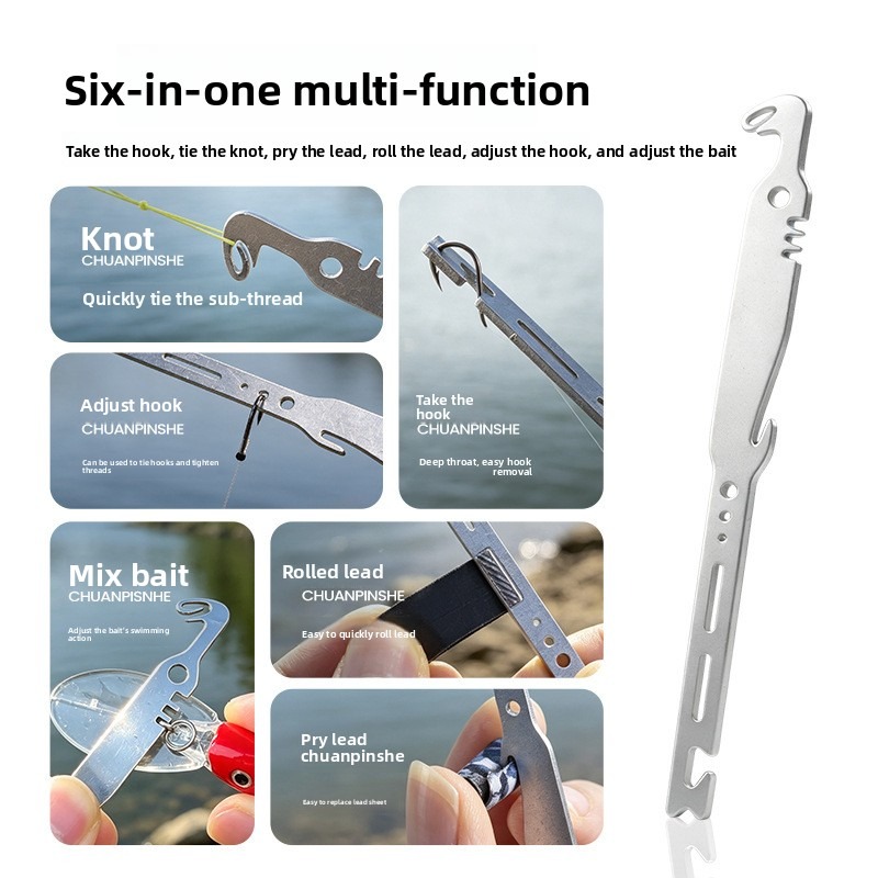 QAJTAO 6-in-1 ステンレス製魚釣り針外し 4個入 - Fishing Hook Remover のレビューと価格